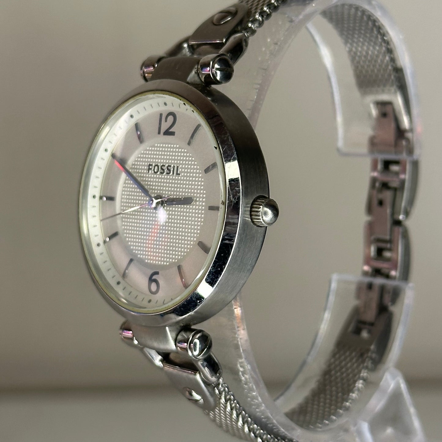 Reloj Fossil Georgia Mujer 2012 Pulsera Original de Acero | Configuración Escasa