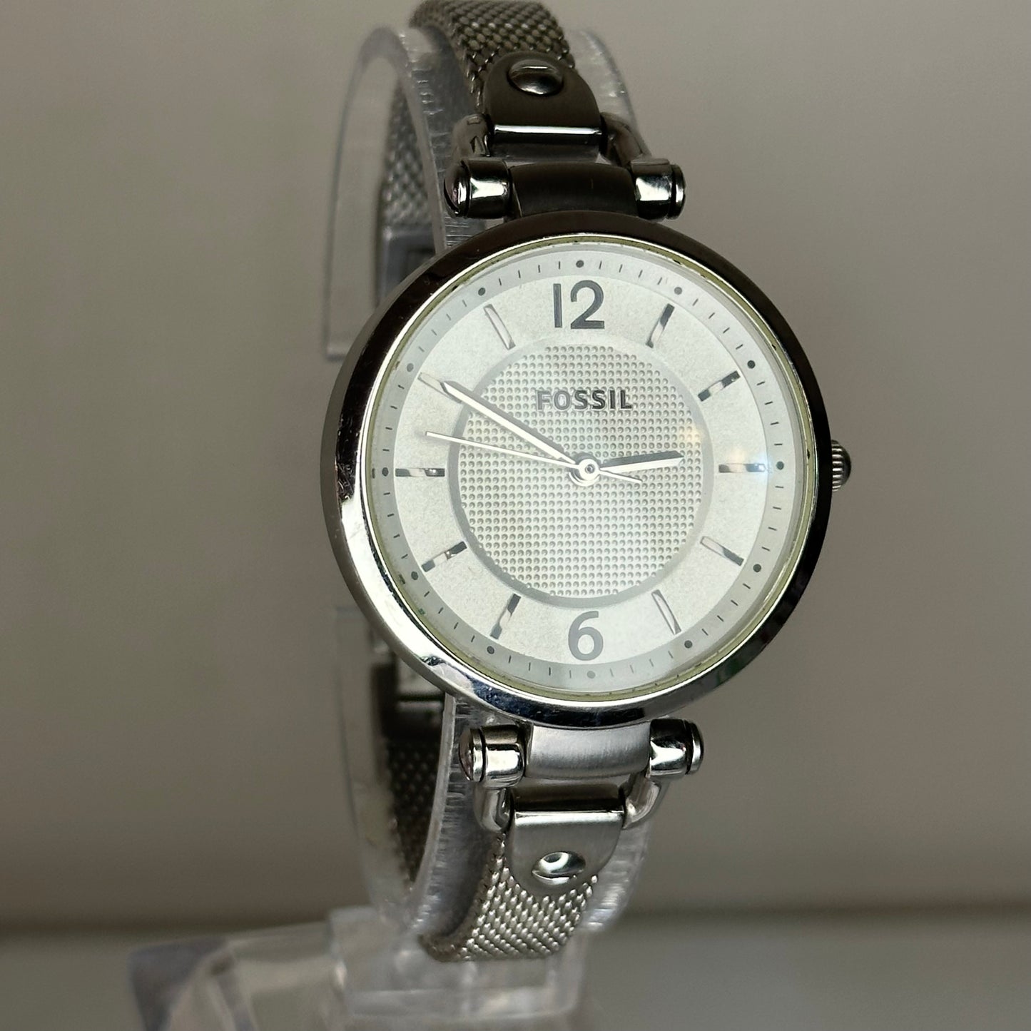 Reloj Fossil Georgia Mujer 2012 Pulsera Original de Acero | Configuración Escasa