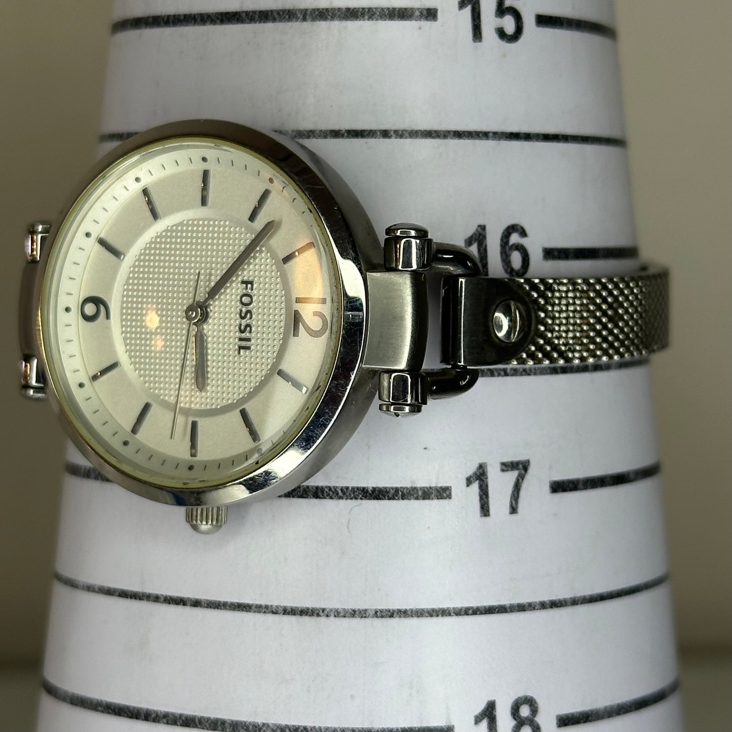 Reloj Fossil Georgia Mujer 2012 Pulsera Original de Acero | Configuración Escasa