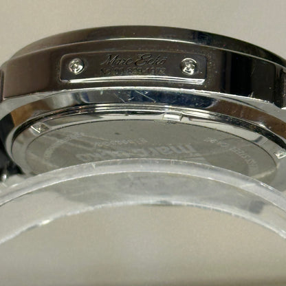 Marc Ecko 2011 Dial arquitectónico nacarado 42 mm pulsera original firmada ÚNICO