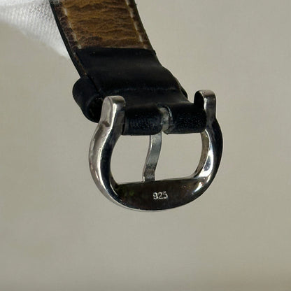 Reloj Plata Ecclissi Sterling Silver 1998 Madreperla Natural Caja y Hebilla Plata 925