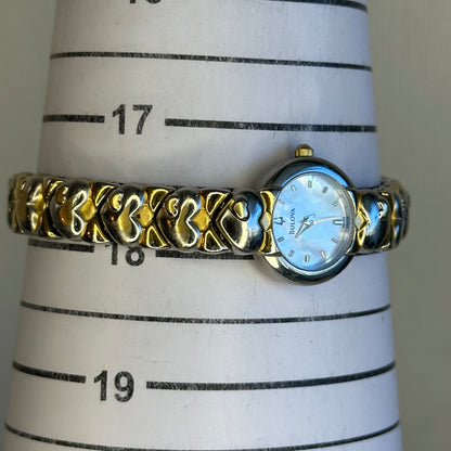 Reloj joya Bulova 98T28 Madreperla Heart Bracelet 2005 ÚNICO