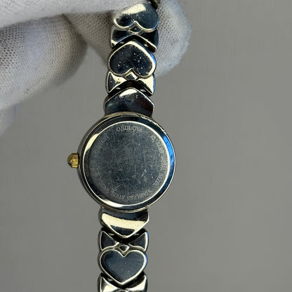 Reloj joya Bulova 98T28 Madreperla Heart Bracelet 2005 ÚNICO