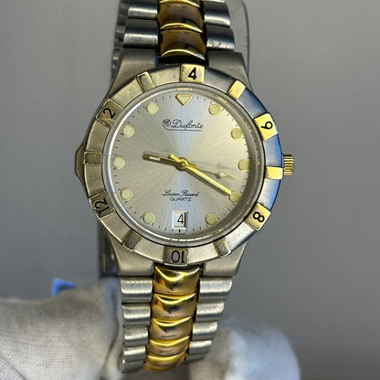 Reloj Dufonte by Lucien Piccard Hombre 1991 Sport-luxury inicios 90s SUNBURST GRIS