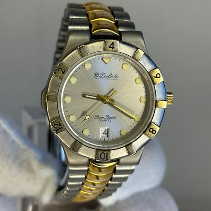 Reloj Dufonte by Lucien Piccard Hombre 1991 Sport-luxury inicios 90s SUNBURST GRIS