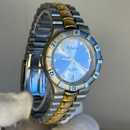 Reloj Dufonte by Lucien Piccard Hombre 1991 Sport-luxury inicios 90s SUNBURST GRIS
