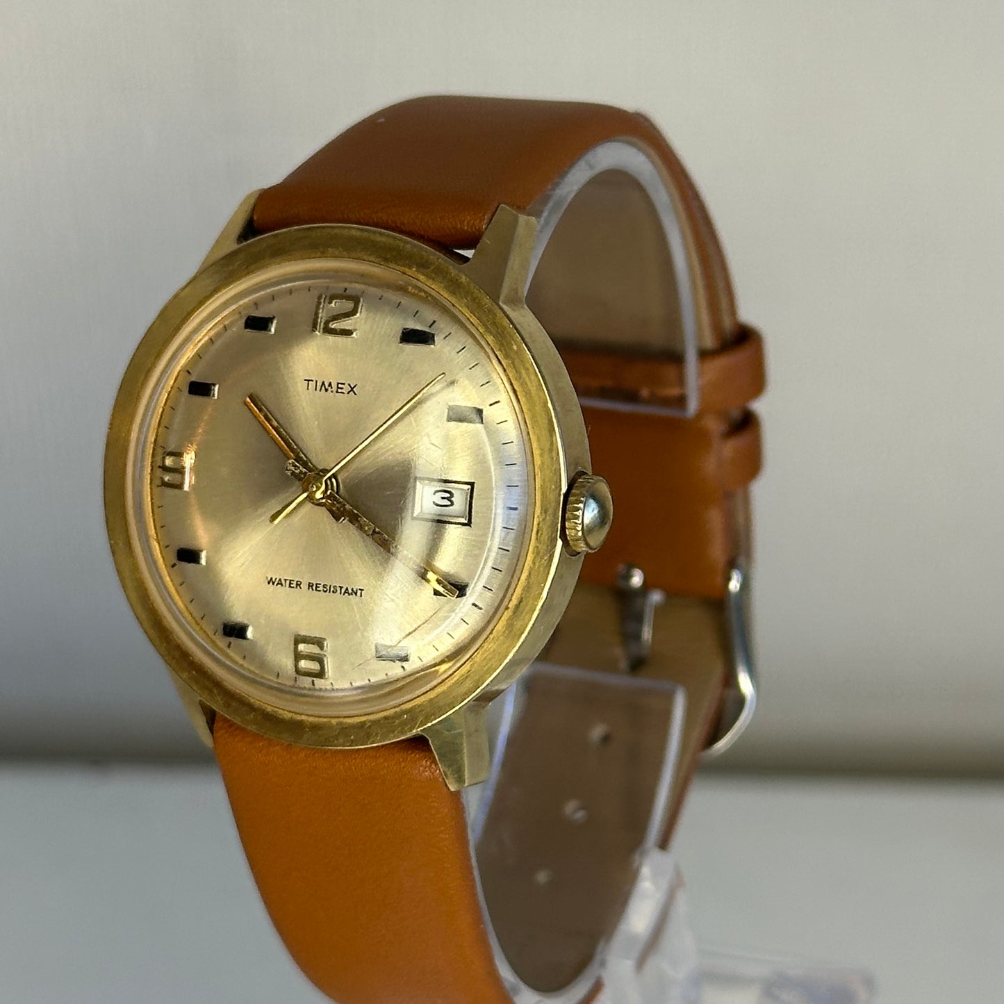 Reloj Timex Marlin Calendar 1971 | Mecánico de cuerda | 37 mm | Pieza histórica