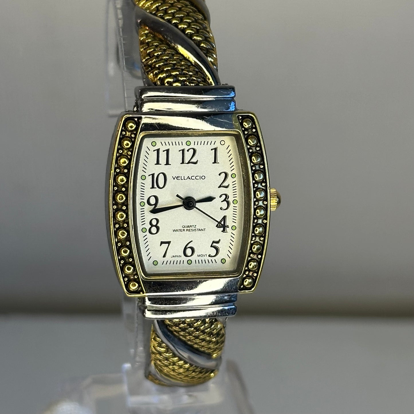 Reloj Vellaccio 1110 Japón Movt NOS Año 2003 Joya Art Déco