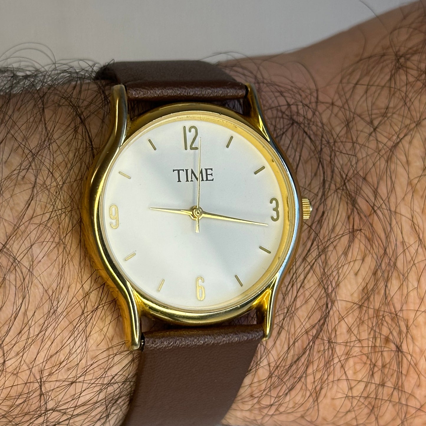 Reloj TIME Japan Movt 35 mm Minimalista Hombre Cuarzo Año 1998