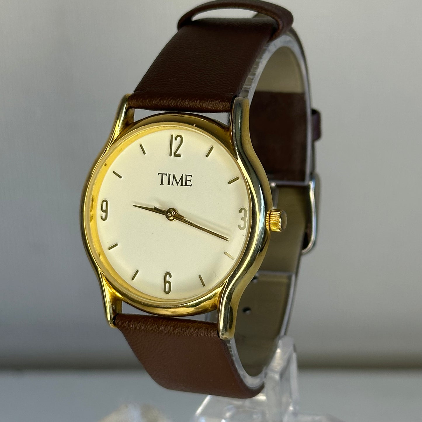 Reloj TIME Japan Movt 35 mm Minimalista Hombre Cuarzo Año 1998