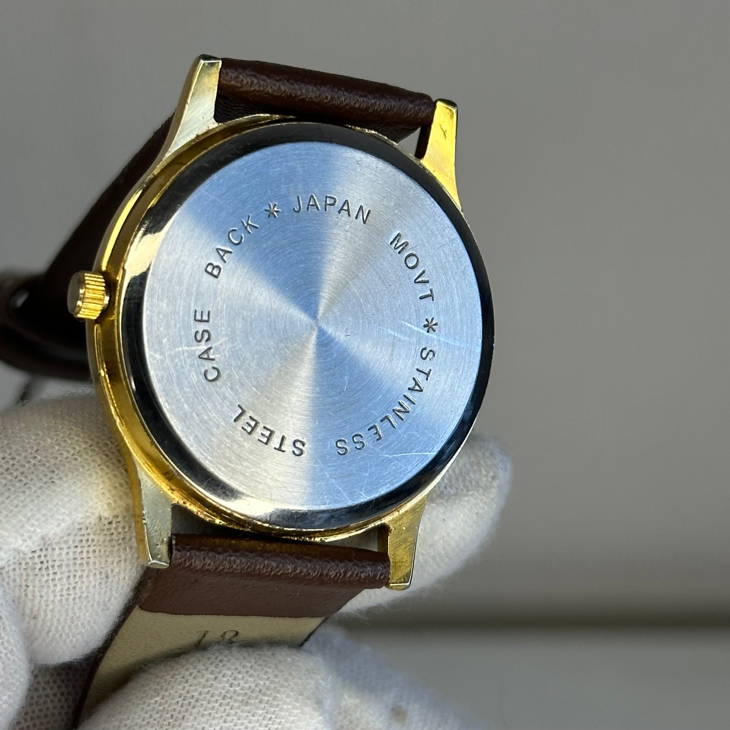 Reloj TIME Japan Movt 35 mm Minimalista Hombre Cuarzo Año 1998