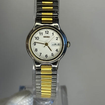 Reloj SEIKO Mujer Two Tone Calendario en ESP. Marzo1996 MUY ESCASO