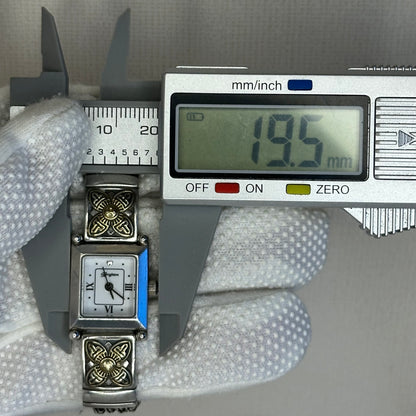 Reloj joya Brighton Monroe 2001 Rectangular Joyería americana con inspiración celta