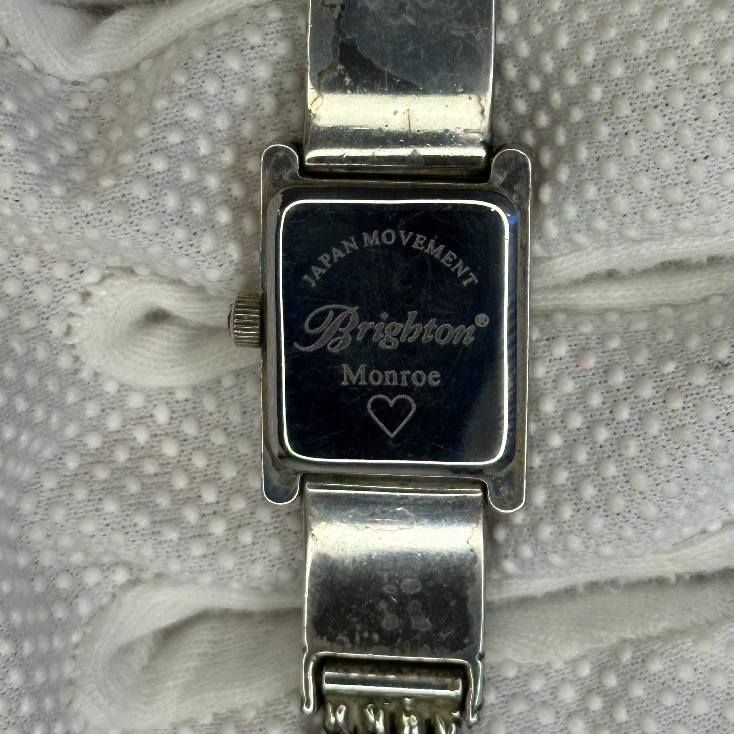 Reloj joya Brighton Monroe 2001 Rectangular Joyería americana con inspiración celta