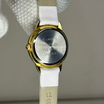 Reloj St. Laurent Co. Payaso Malabarista Holográfico Mujer Segundero Disco Años 90´s ÚNICO