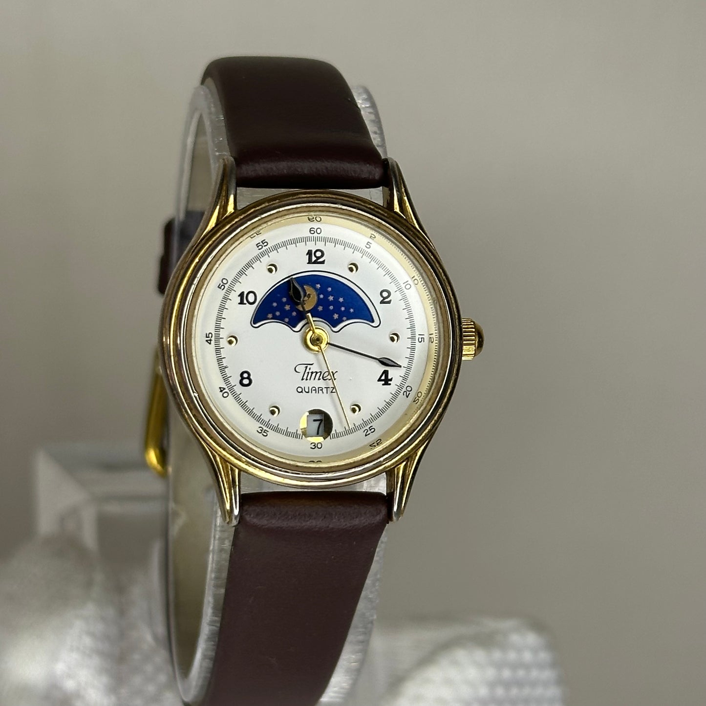Reloj Timex Sun & Moon Mujer Vintage 1991 Estética astronómica Escaso