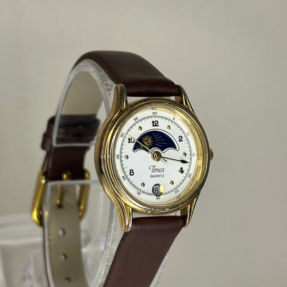 Reloj Timex Sun & Moon Mujer Vintage 1991 Estética astronómica Escaso