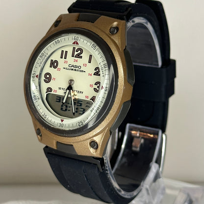 Reloj Casio AW-80 Telememo 30 World Time Año 2004 Ana-Digi 1era gen. módulo 2747