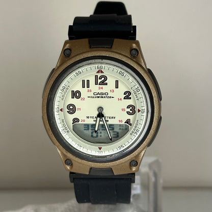 Reloj Casio AW-80 Telememo 30 World Time Año 2004 Ana-Digi 1era gen. módulo 2747