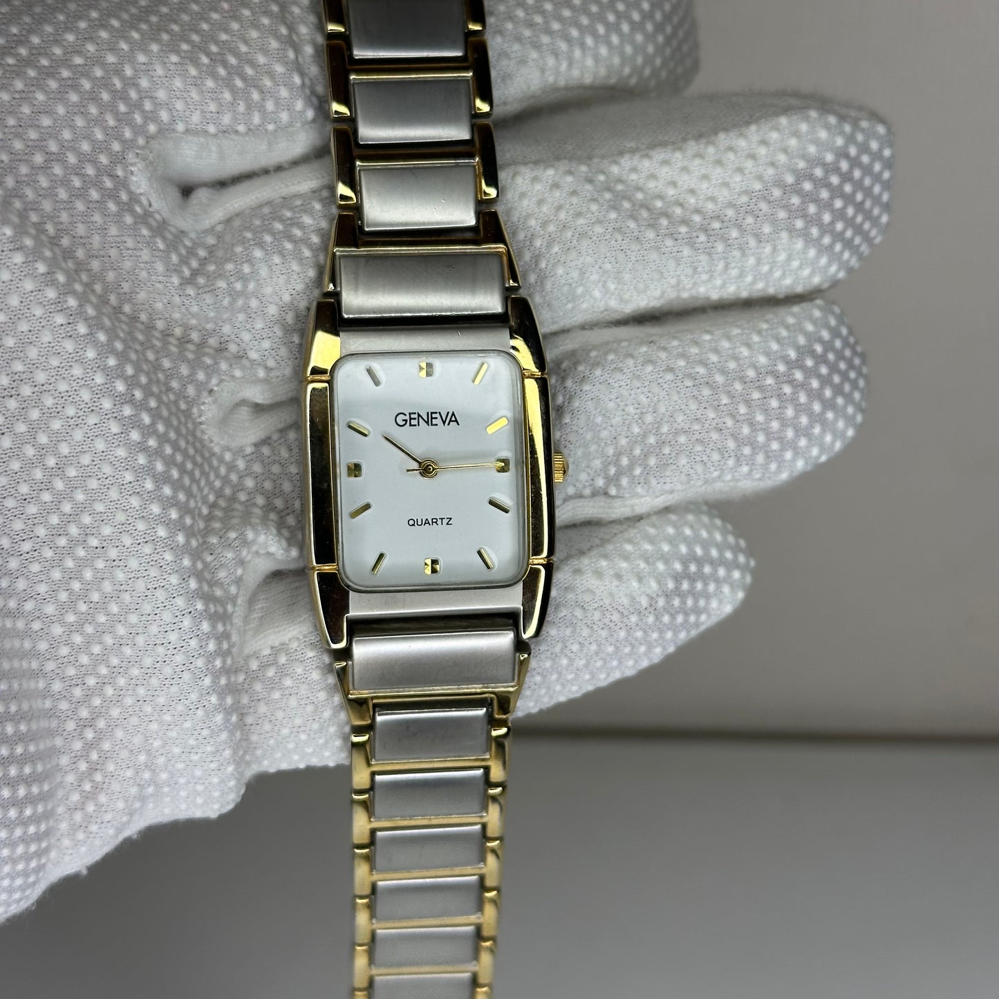 Reloj Geneva TwoTone Hombre NOS Pulsera Original | Japan Movt | 2010 Impecable