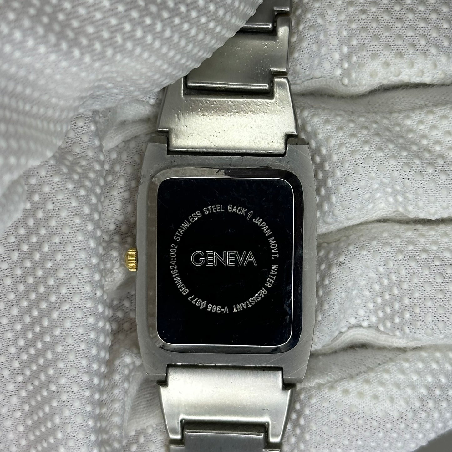 Reloj Geneva TwoTone Hombre NOS Pulsera Original | Japan Movt | 2010 Impecable
