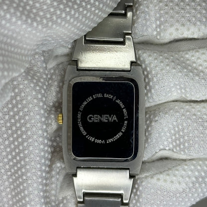 Reloj Geneva TwoTone Hombre NOS Pulsera Original | Japan Movt | 2010 Impecable
