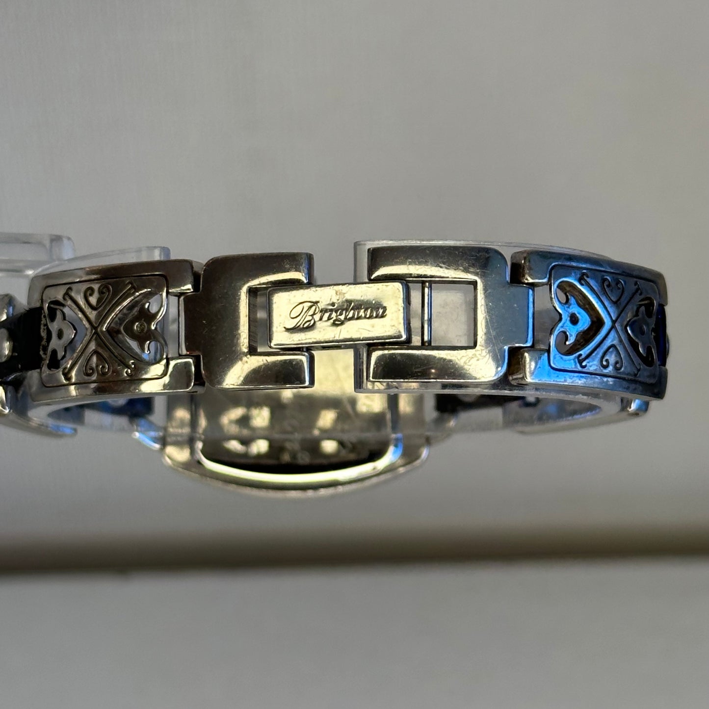 Reloj joya Brighton Bismarck 1999 / Art Nouveau Negro/plateado