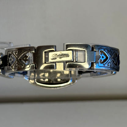 Reloj joya Brighton Bismarck 1999 / Art Nouveau Negro/plateado