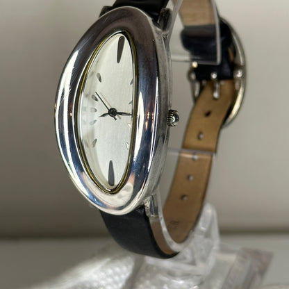 Reloj Pieza de Arte de plata real / Escultor: Robert Lee Morris / Sterling Silver Art 1999