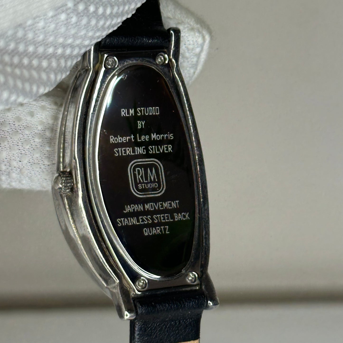 Reloj Pieza de Arte de plata real / Escultor: Robert Lee Morris / Sterling Silver Art 1999