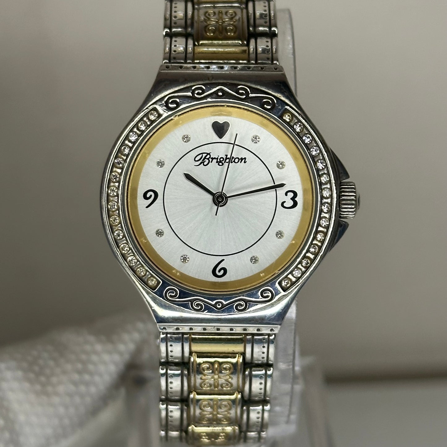 Brighton Bel Air 2002 Reloj Joya Bicolor Mujer Art Nouveau