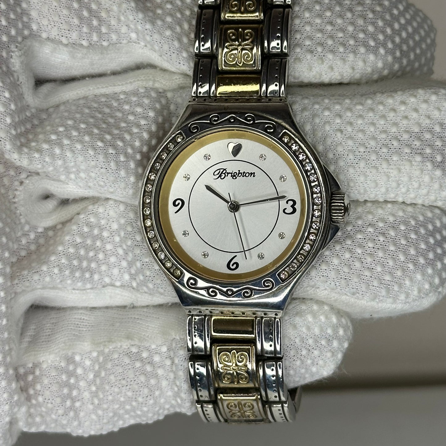 Brighton Bel Air 2002 Reloj Joya Bicolor Mujer Art Nouveau