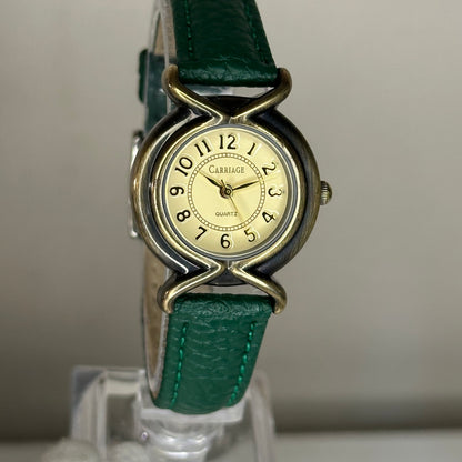 Carriage by TIMEX Quartz Mujer Año 2000 Bicolor 29 mm Correa Verde