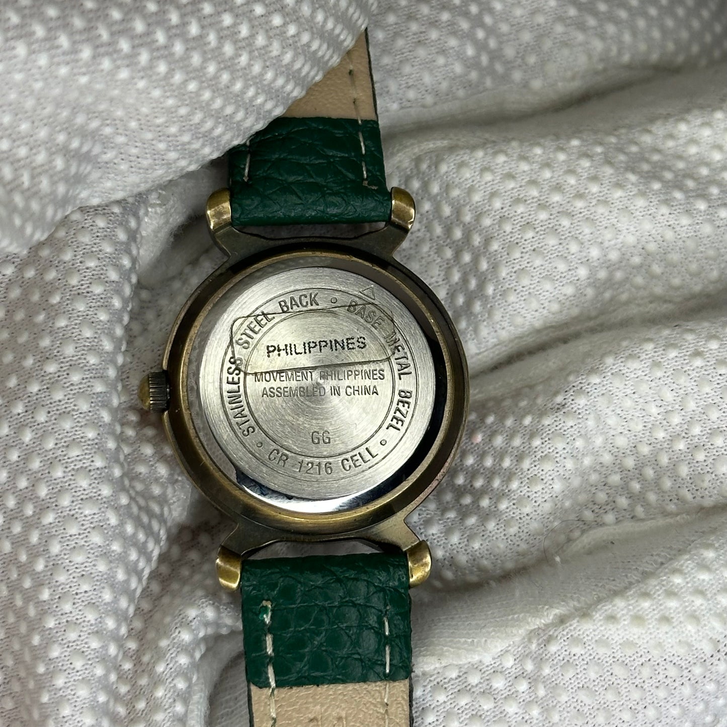 Carriage by TIMEX Quartz Mujer Año 2000 Bicolor 29 mm Correa Verde