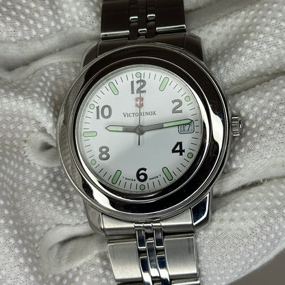 Reloj Victorinox Swiss Army 35005 Full Set 1995 White Dial Muy Escaso