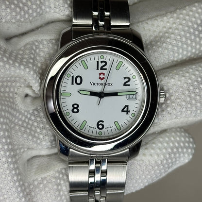 Reloj Victorinox Swiss Army 35005 Full Set 1995 White Dial Muy Escaso