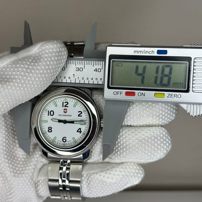 Reloj Victorinox Swiss Army 35005 Full Set 1995 White Dial Muy Escaso