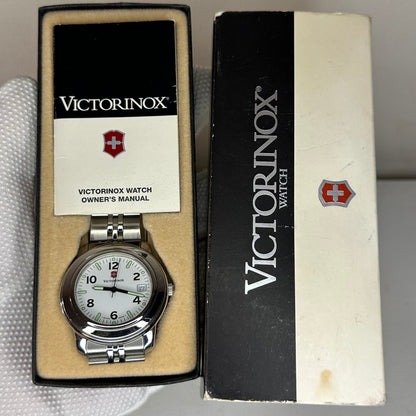 Reloj Victorinox Swiss Army 35005 Full Set 1995 White Dial Muy Escaso