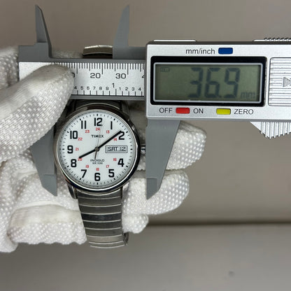 Reloj Timex Easy Reader Indiglo Hombre Day-Date T20461 35mm (2005) Expansible