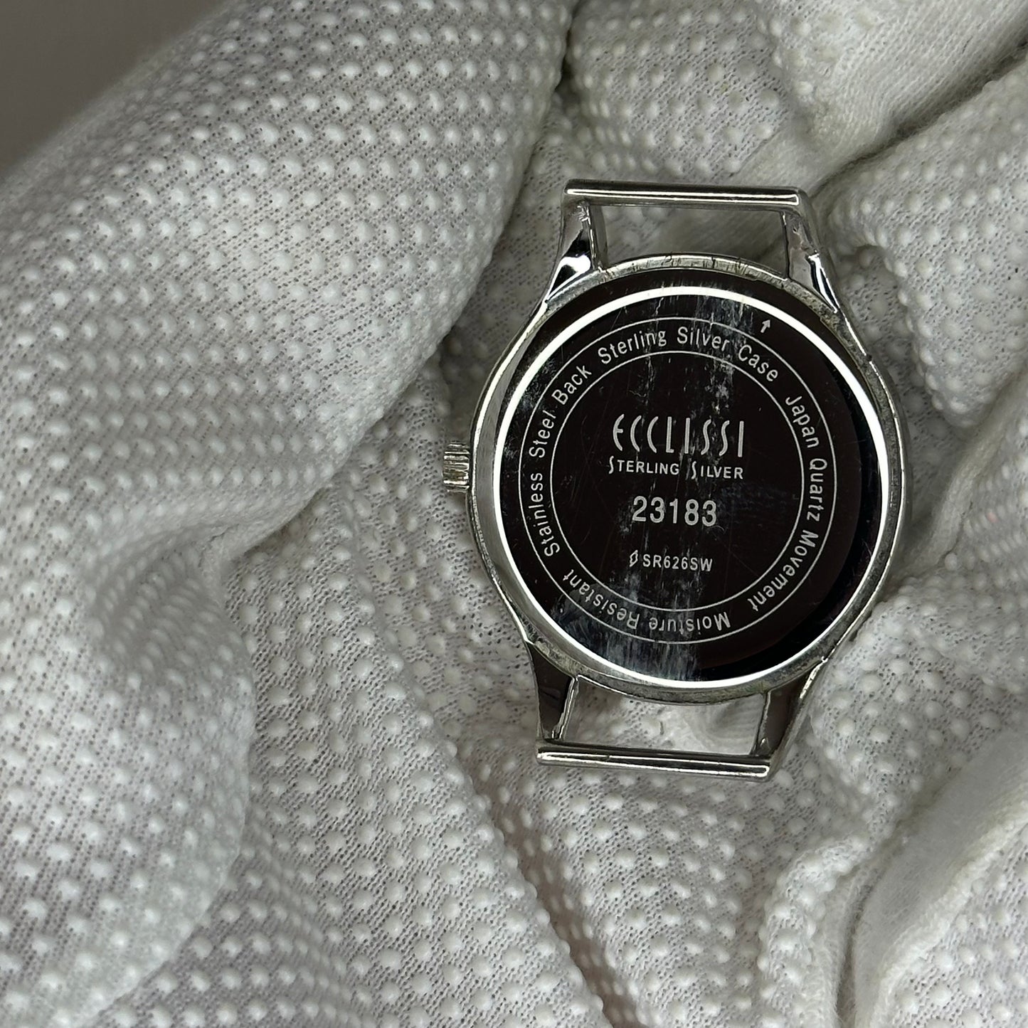 Reloj de plata real 925 Ecclissi Sterling Silver Mother of Pearl 30,5 mm Año 2005