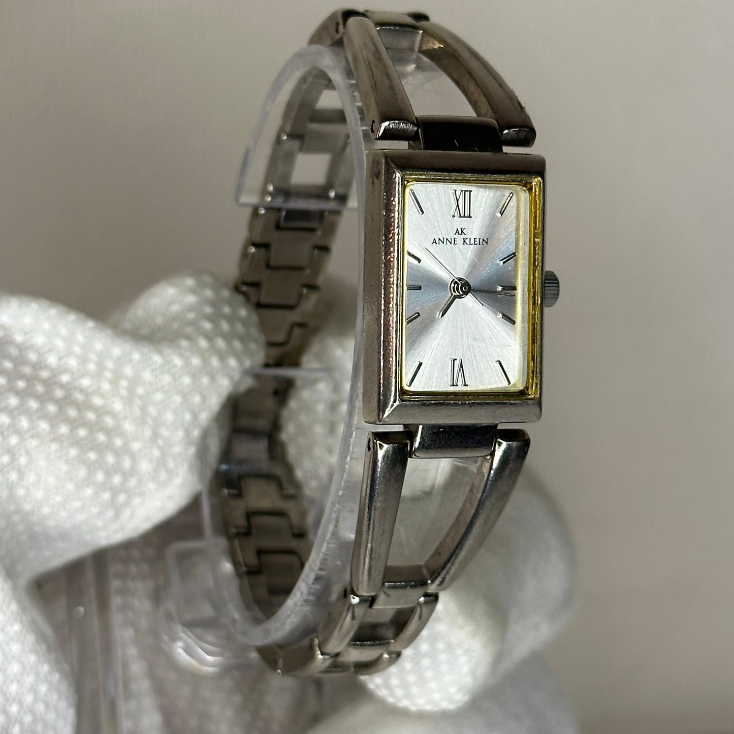 Reloj Anne Klein AK 10/5458-9 Rectangular Bicolor Swiss Parts 2001