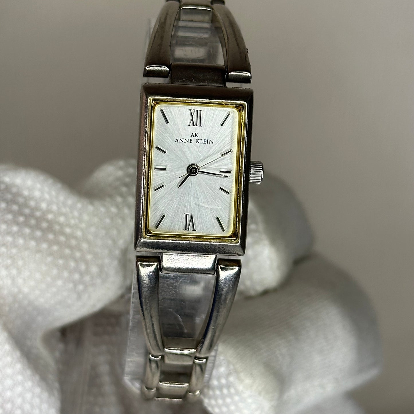 Reloj Anne Klein AK 10/5458-9 Rectangular Bicolor Swiss Parts 2001