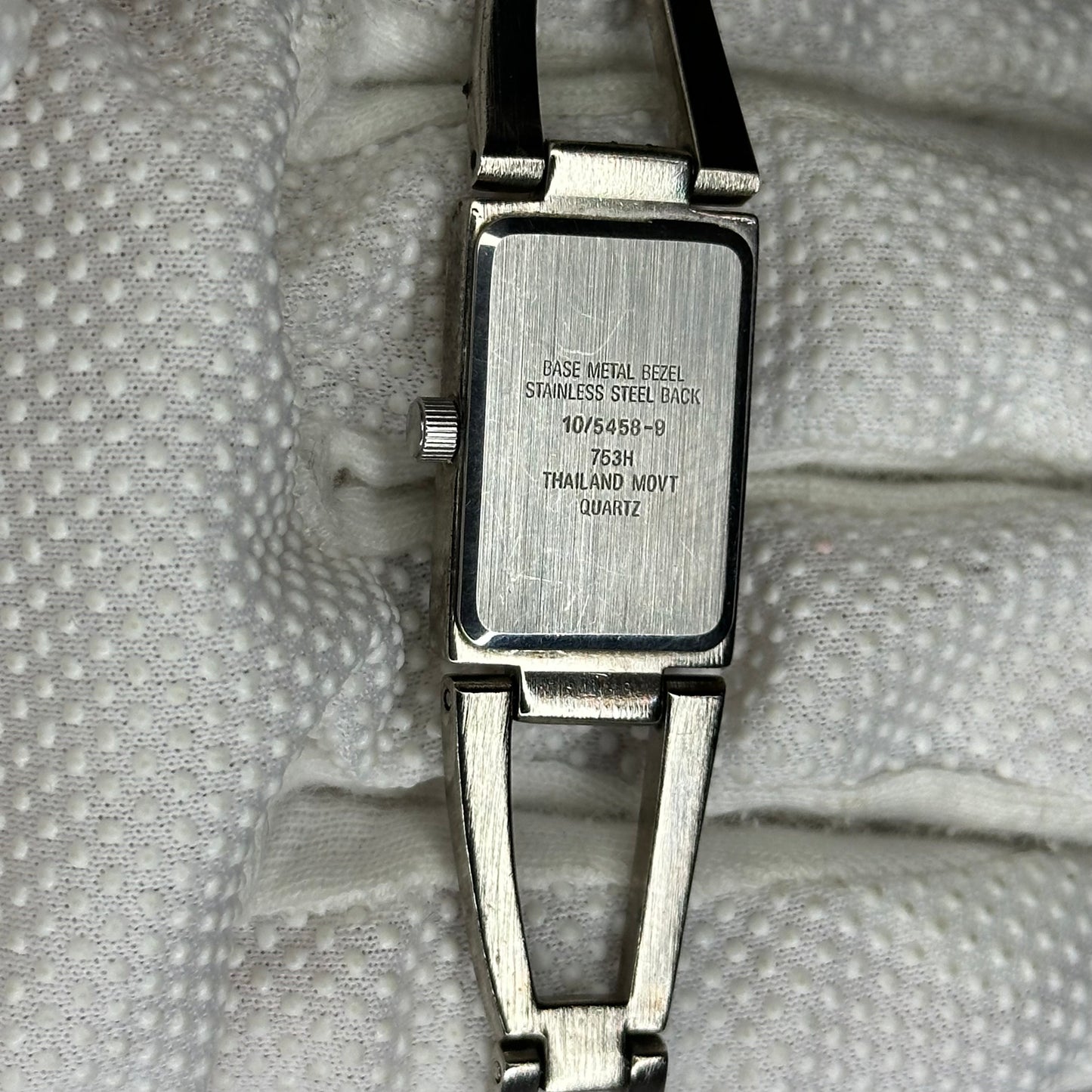 Reloj Anne Klein AK 10/5458-9 Rectangular Bicolor Swiss Parts 2001