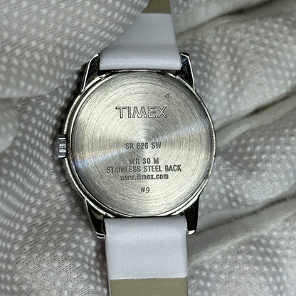 Reloj Timex Sunburst Silver Mujer Septiembre 2012 | 30 mm Impecable