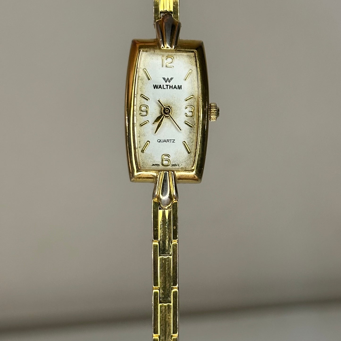 Reloj joya Waltham YWL343 Quartz Rectangular Jewelry Watch 1995