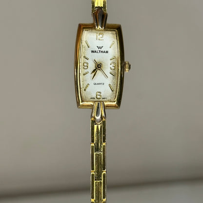 Reloj joya Waltham YWL343 Quartz Rectangular Jewelry Watch 1995