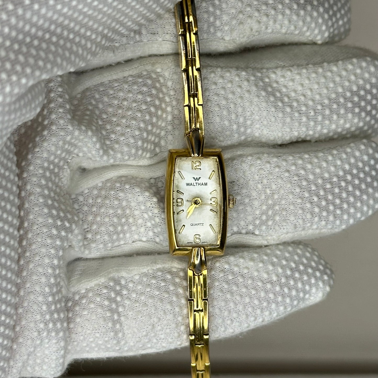 Reloj joya Waltham YWL343 Quartz Rectangular Jewelry Watch 1995