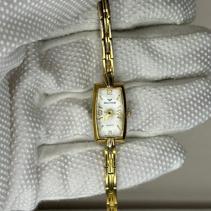 Reloj joya Waltham YWL343 Quartz Rectangular Jewelry Watch 1995