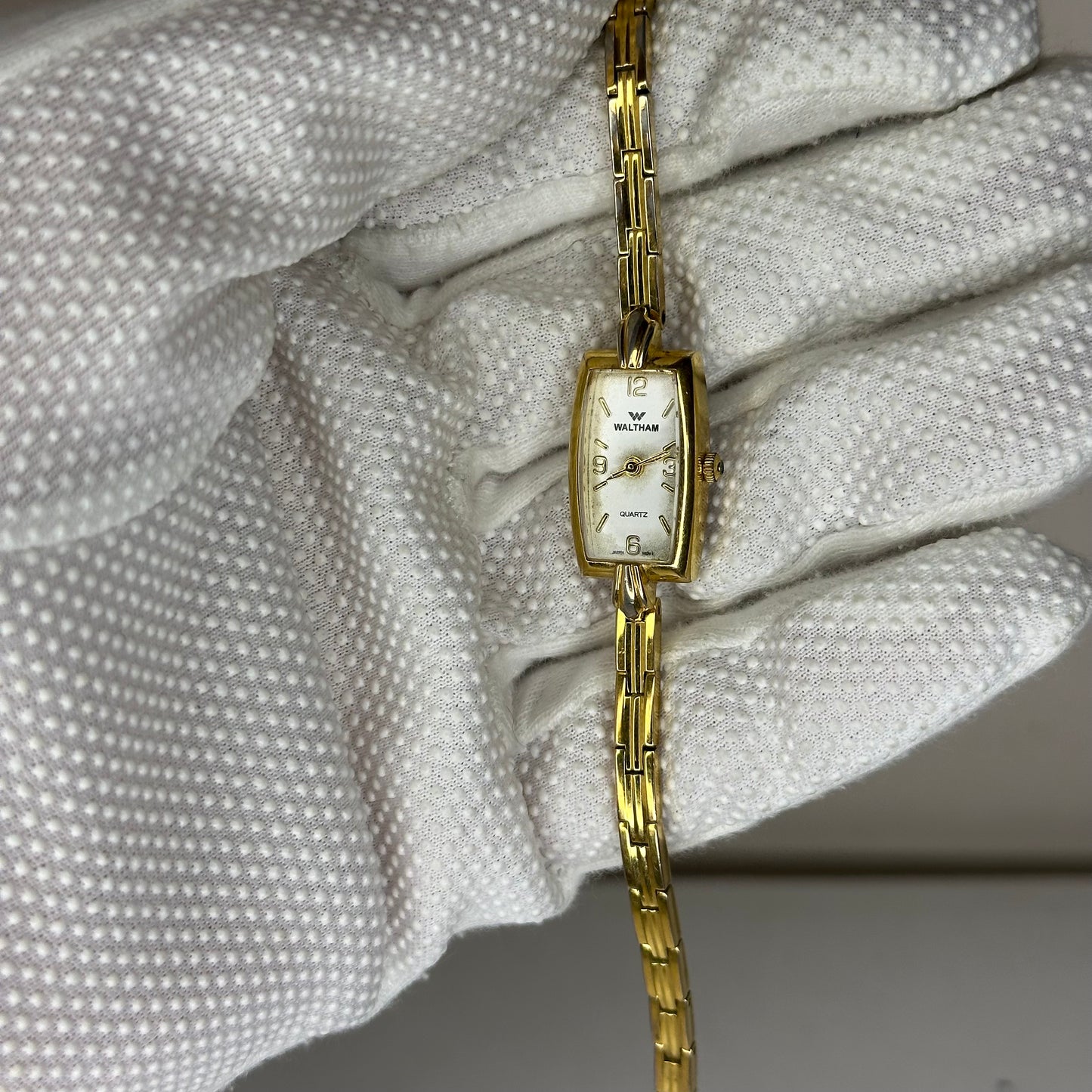 Reloj joya Waltham YWL343 Quartz Rectangular Jewelry Watch 1995
