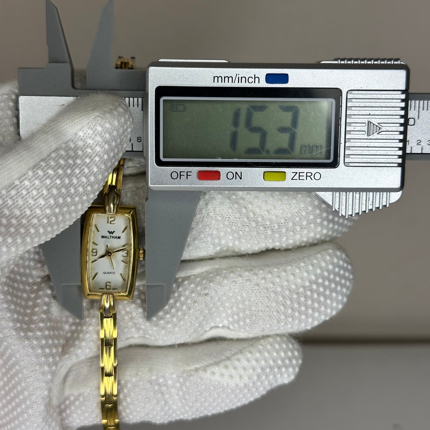 Reloj joya Waltham YWL343 Quartz Rectangular Jewelry Watch 1995